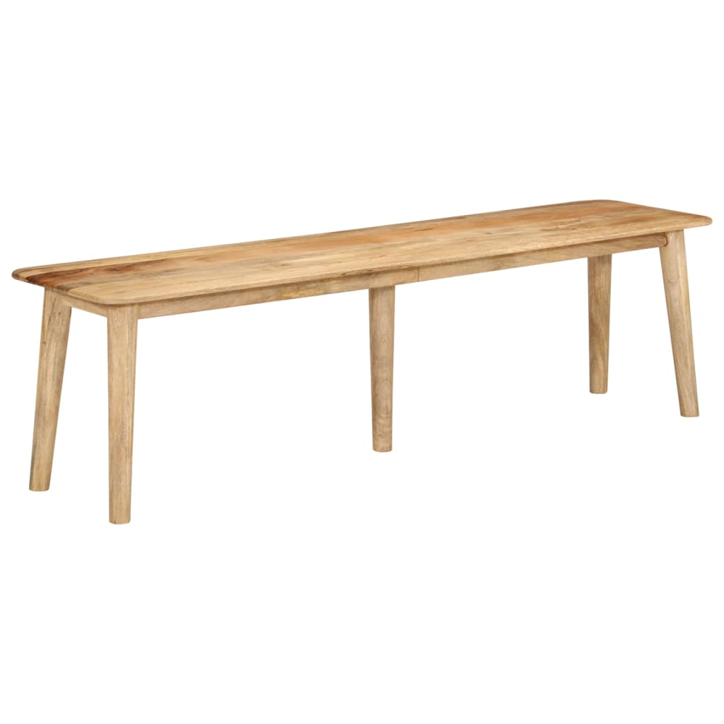 160x40x45 cm Solid Wood Mango Bench- Kitchen & Dining Benches - HomeShopIreland - 