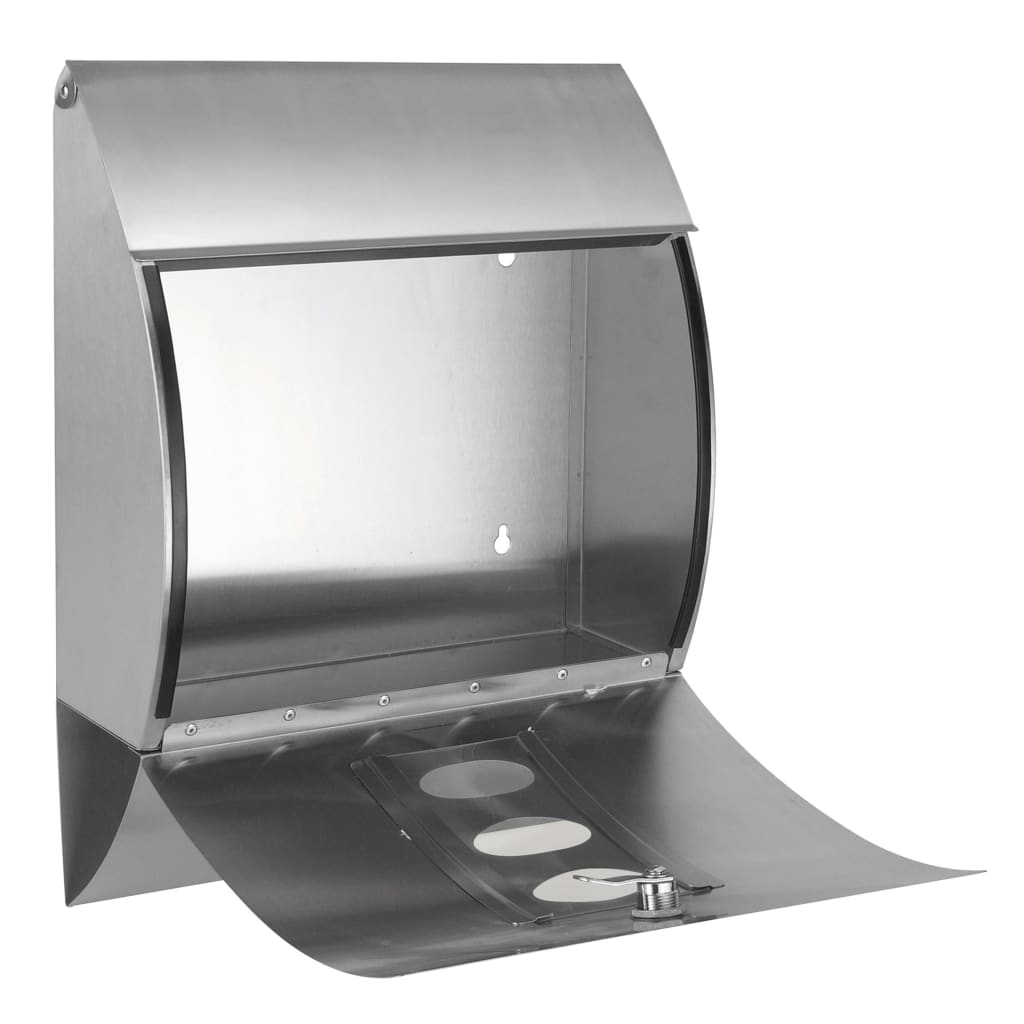 HI Letter Box Stainless Steel 30x12x40 cm- Post Boxes - HomeShopIreland - HI - Post Boxes - HI Letter Box Stainless Steel 30x12x40 cm