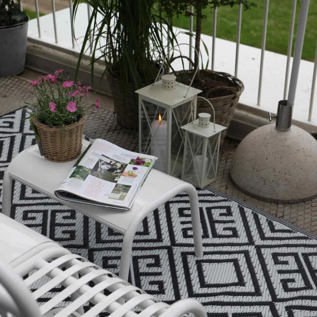 Esschert Design Outdoor Rug 120x186 cm Graphic OC12- Outdoor Blankets - HomeShopIreland - Esschert Design - Outdoor Blankets - Esschert Design Outdoor Rug 120x186 cm Graphic OC12