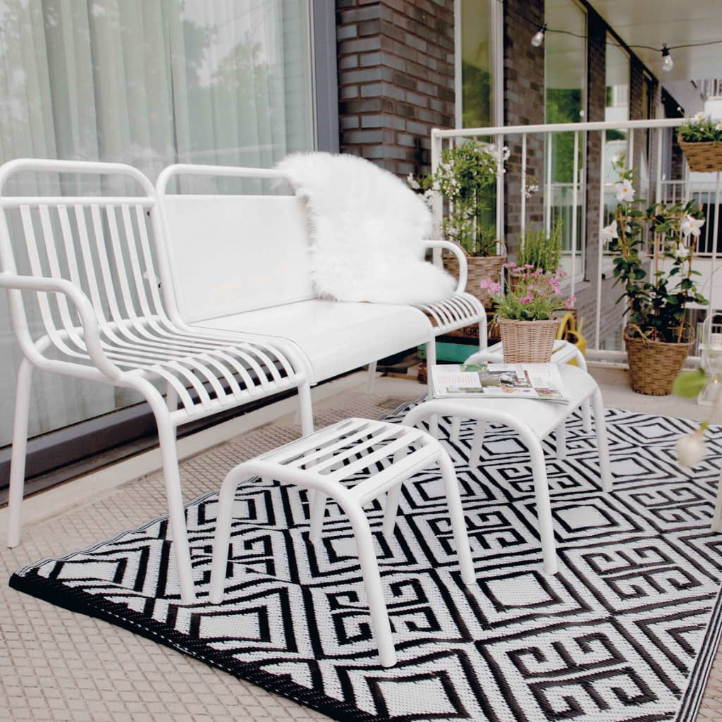 Esschert Design Outdoor Rug 120x186 cm Graphic OC12- Outdoor Blankets - HomeShopIreland - Esschert Design - Outdoor Blankets - Esschert Design Outdoor Rug 120x186 cm Graphic OC12