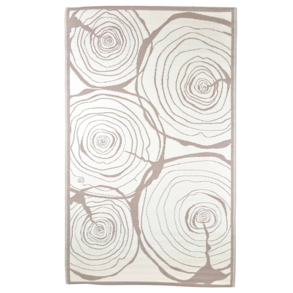 Esschert Design Outdoor Rug 240x150cm Growth Rings- Outdoor Blankets - HomeShopIreland - Esschert Design - Outdoor Blankets - Esschert Design Outdoor Rug 240x150cm Growth Rings