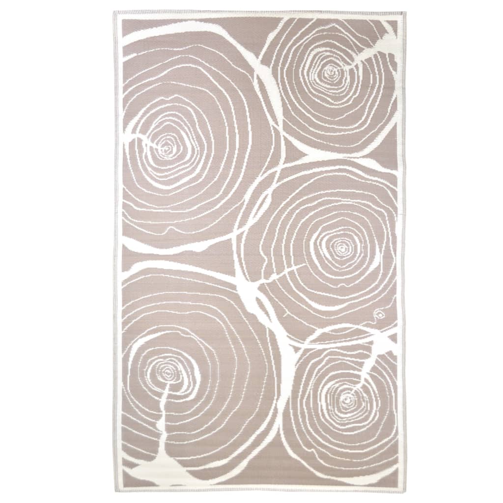 Esschert Design Outdoor Rug 240x150cm Growth Rings- Outdoor Blankets - HomeShopIreland - Esschert Design - Outdoor Blankets - Esschert Design Outdoor Rug 240x150cm Growth Rings