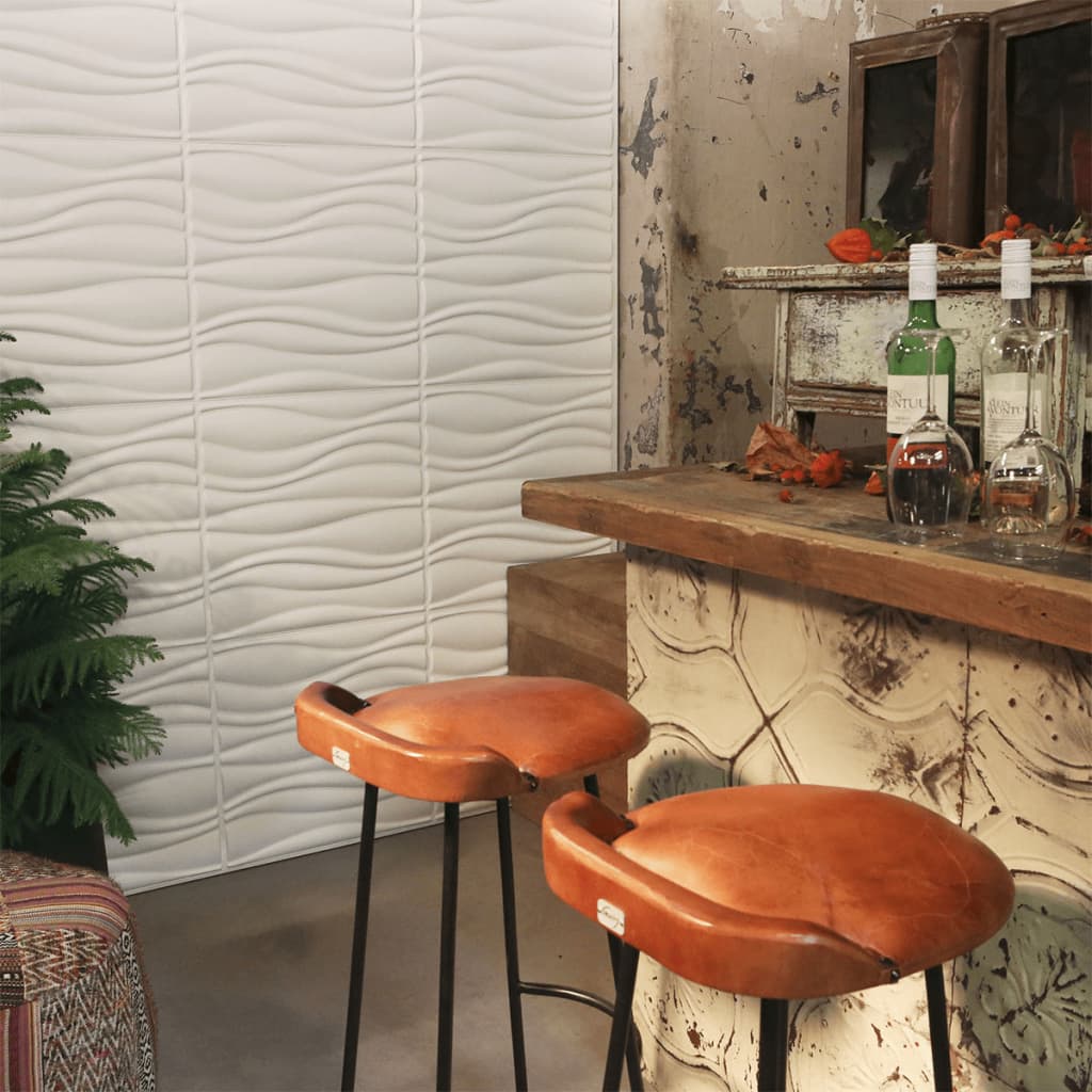 WallArt 3D Wall Panels Waves 12 pcs GA-WA04- Wall Panelling - HomeShopIreland - WallArt - Wall Panelling - WallArt 3D Wall Panels Waves 12 pcs GA-WA04