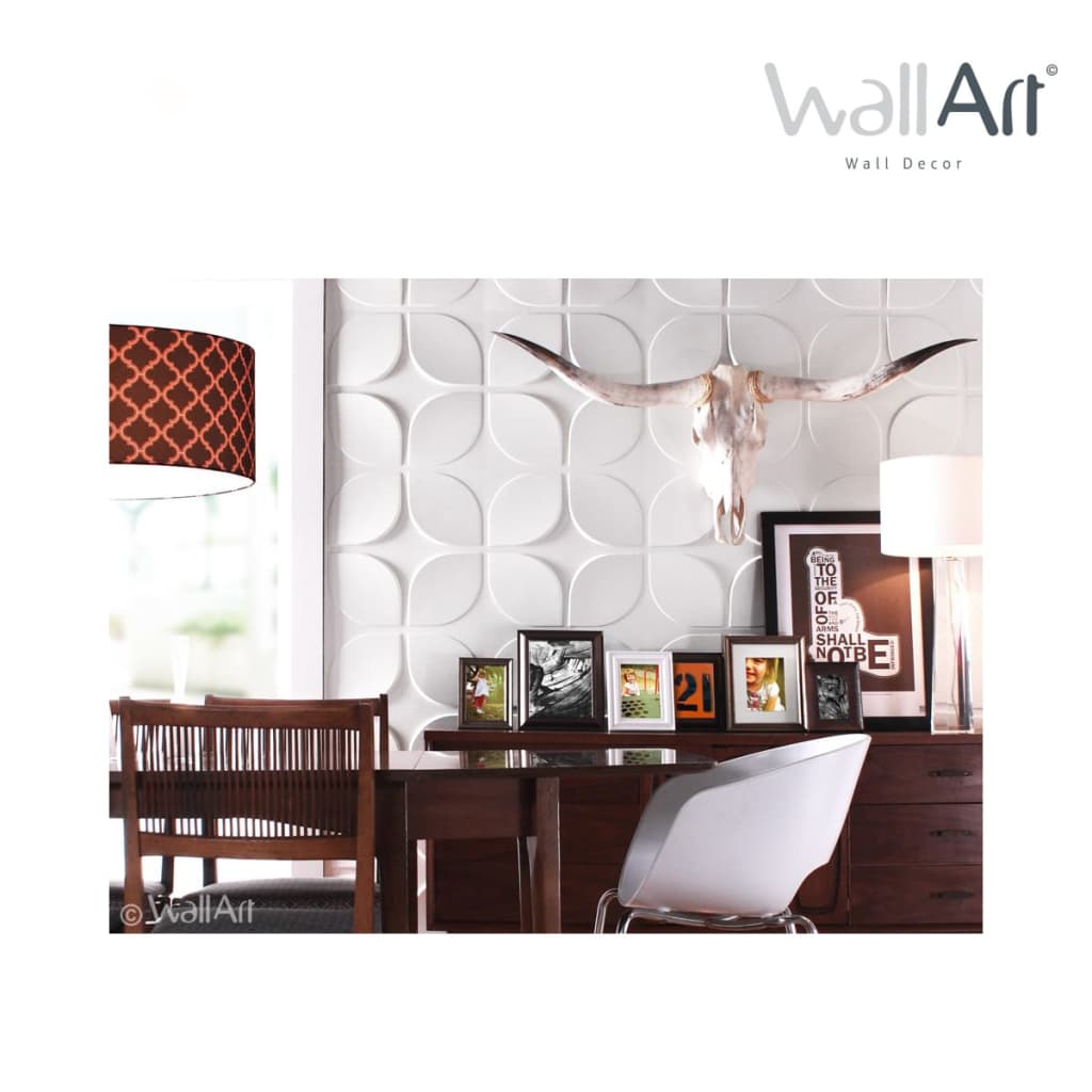 WallArt 3D Wall Panels Sweeps 12 pcs GA-WA06- Wall Panelling - HomeShopIreland - WallArt - Wall Panelling - WallArt 3D Wall Panels Sweeps 12 pcs GA-WA06
