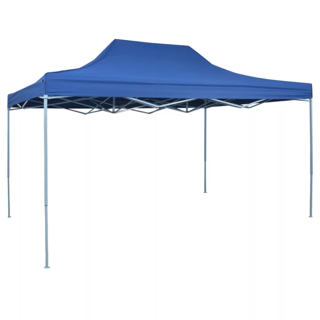 Foldable Tent Pop-Up 3x4.5 m Blue- Canopies & Gazebos - HomeShopIreland - Home Shop Ireland - Canopies & Gazebos - Foldable Tent Pop-Up 3x4.5 m Blue