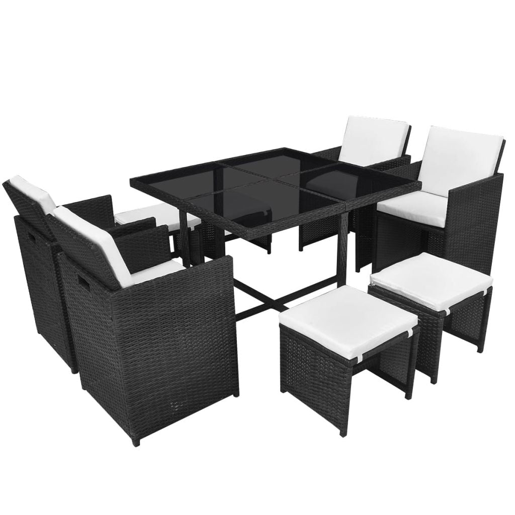 9 piece deals wicker dining set