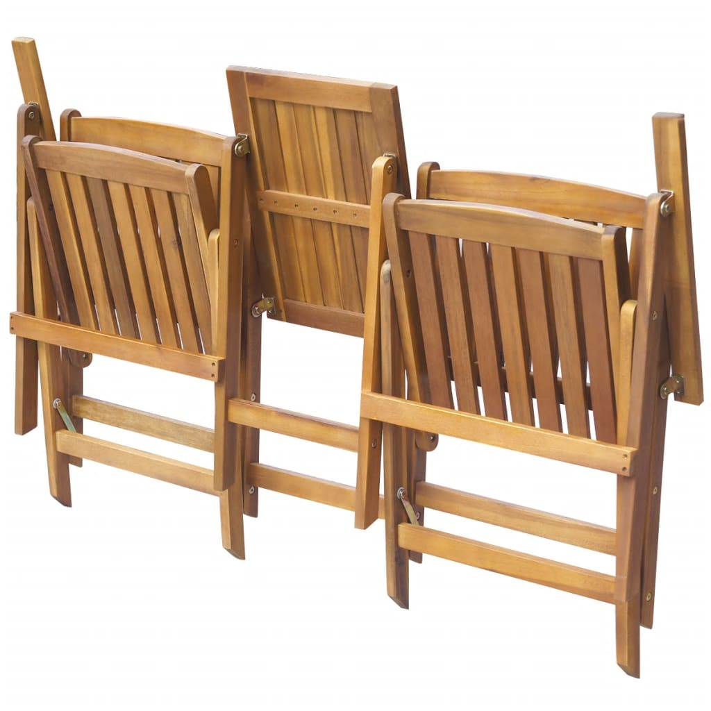 Folding Garden Bench with Tea Table 140 cm Solid Acacia Wood- Outdoor Benches - HomeShopIreland - Home Shop Ireland - Outdoor Benches - Folding Garden Bench with Tea Table 140 cm Solid Acacia Wood
