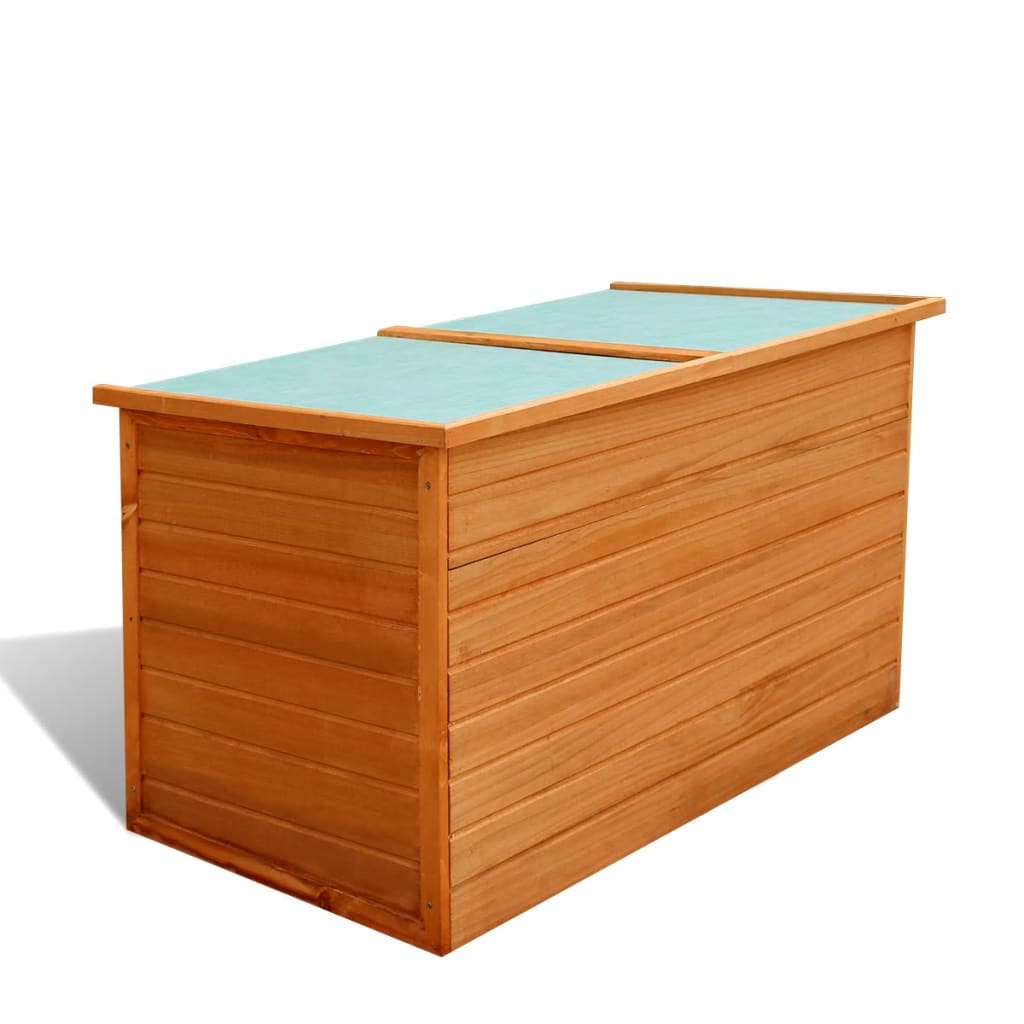 Garden Storage Box 126x72x72 cm Wood- Outdoor Storage Boxes - HomeShopIreland - Home Shop Ireland - Outdoor Storage Boxes - Garden Storage Box 126x72x72 cm Wood