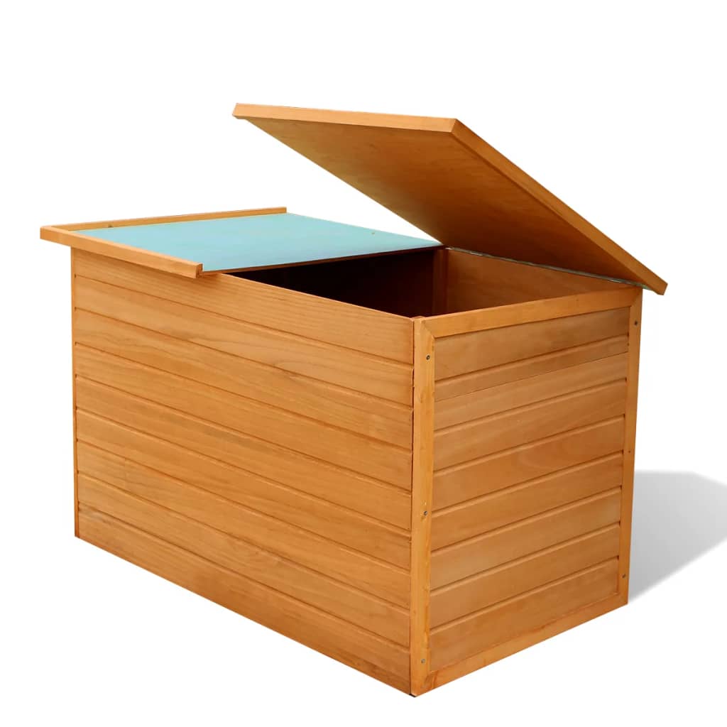 Garden Storage Box 126x72x72 cm Wood- Outdoor Storage Boxes - HomeShopIreland - Home Shop Ireland - Outdoor Storage Boxes - Garden Storage Box 126x72x72 cm Wood