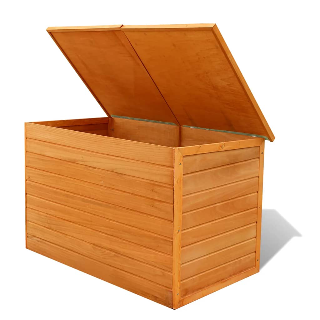 Garden Storage Box 126x72x72 cm Wood- Outdoor Storage Boxes - HomeShopIreland - Home Shop Ireland - Outdoor Storage Boxes - Garden Storage Box 126x72x72 cm Wood