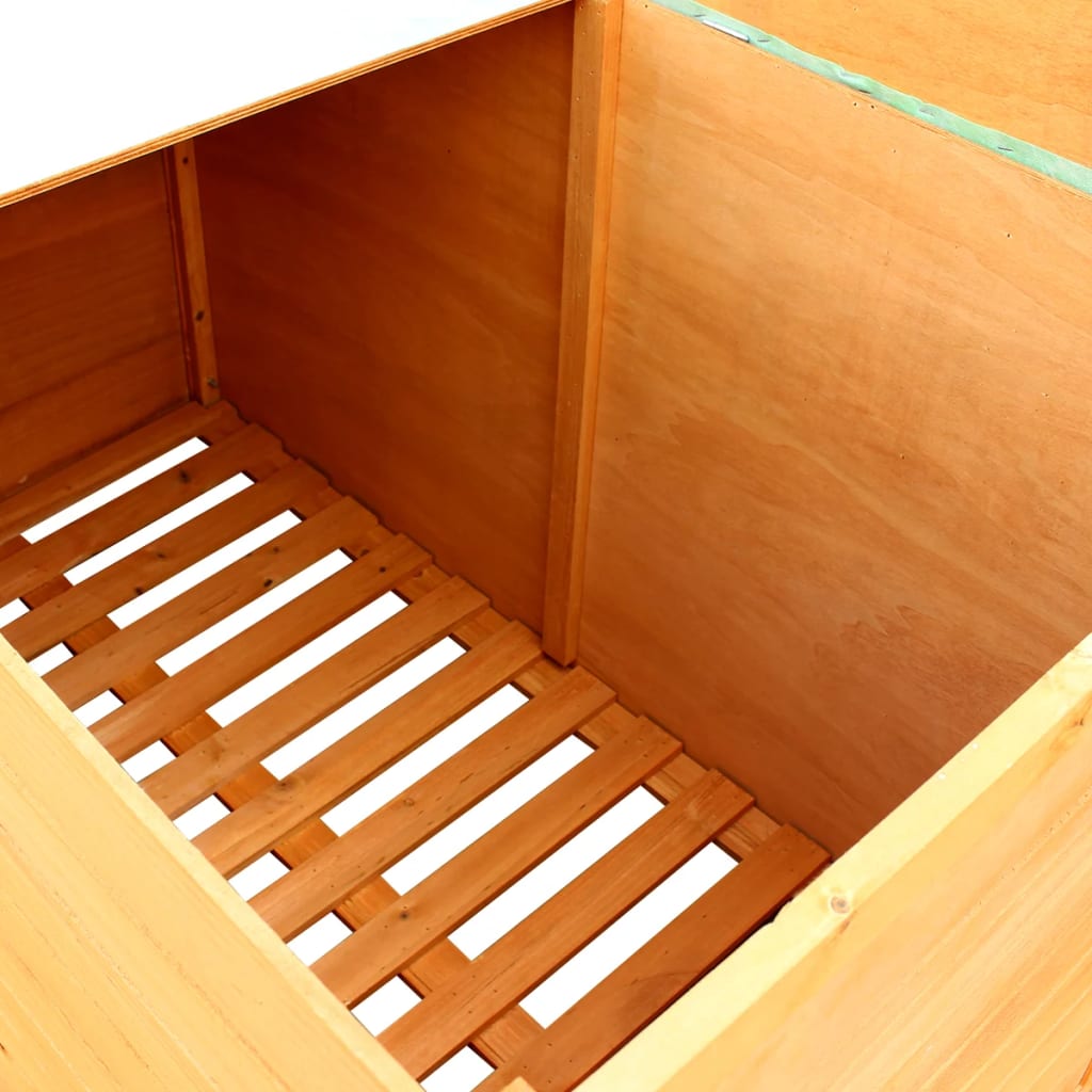 Garden Storage Box 126x72x72 cm Wood- Outdoor Storage Boxes - HomeShopIreland - Home Shop Ireland - Outdoor Storage Boxes - Garden Storage Box 126x72x72 cm Wood
