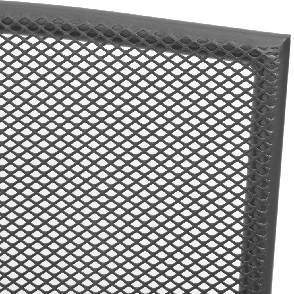 Stackable Garden Chairs 2 pcs Steel Grey- Outdoor Chairs - HomeShopIreland - Home Shop Ireland - Outdoor Chairs - Stackable Garden Chairs 2 pcs Steel Grey