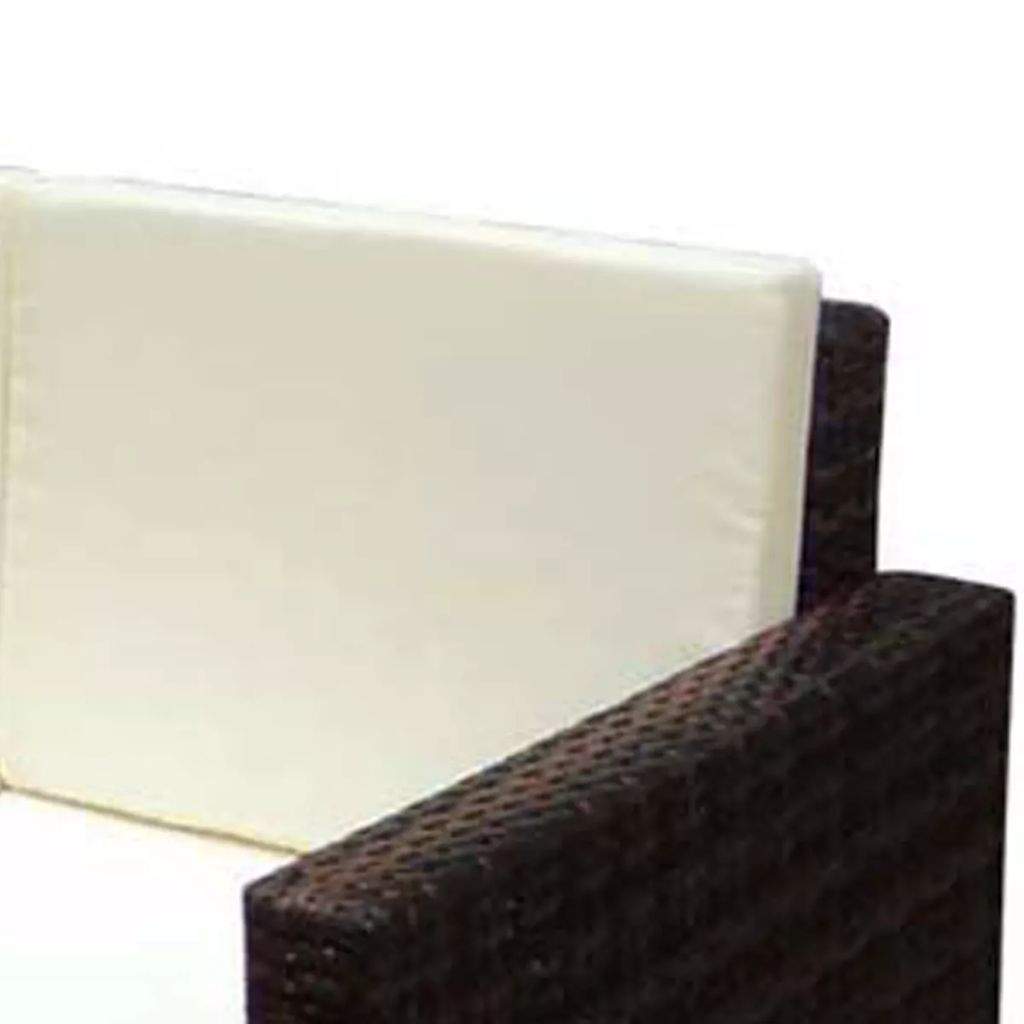 2 Piece Garden Lounge Set with Cushions Poly Rattan Brown- Outdoor Furniture Sets - HomeShopIreland - Home Shop Ireland - Outdoor Furniture Sets - 2 Piece Garden Lounge Set with Cushions Poly Rattan Brown