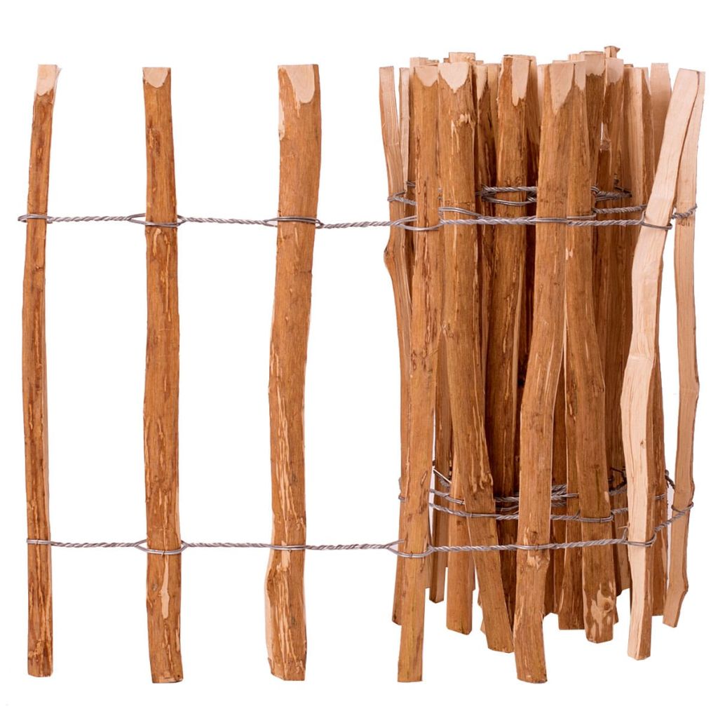 Picket Fence Hazel Wood 60x500 cm- Fence Panels - HomeShopIreland - Home Shop Ireland - Fence Panels - Picket Fence Hazel Wood 60x500 cm