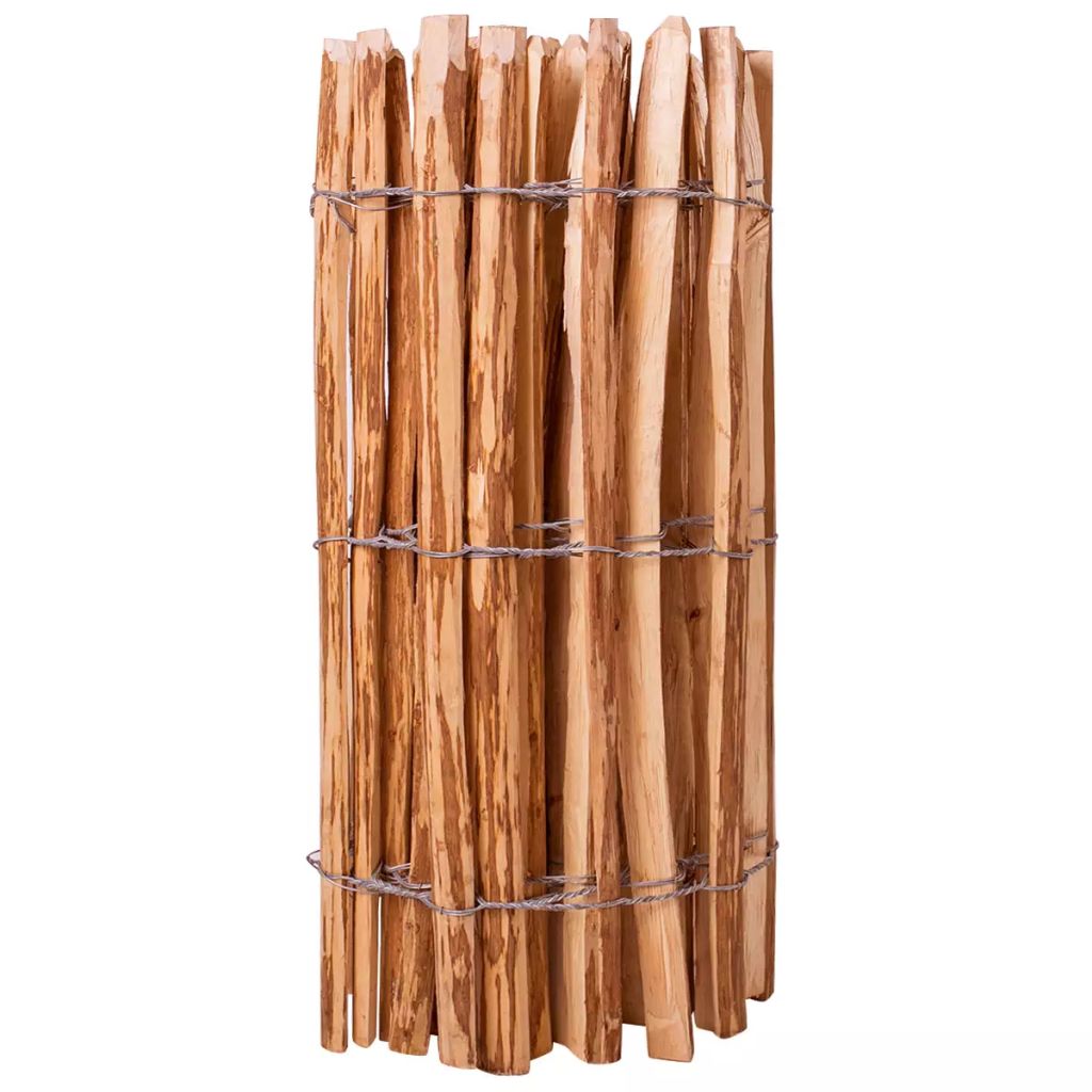Picket Fence Hazel Wood 90x500 cm- Fence Panels - HomeShopIreland - Home Shop Ireland - Fence Panels - Picket Fence Hazel Wood 90x500 cm