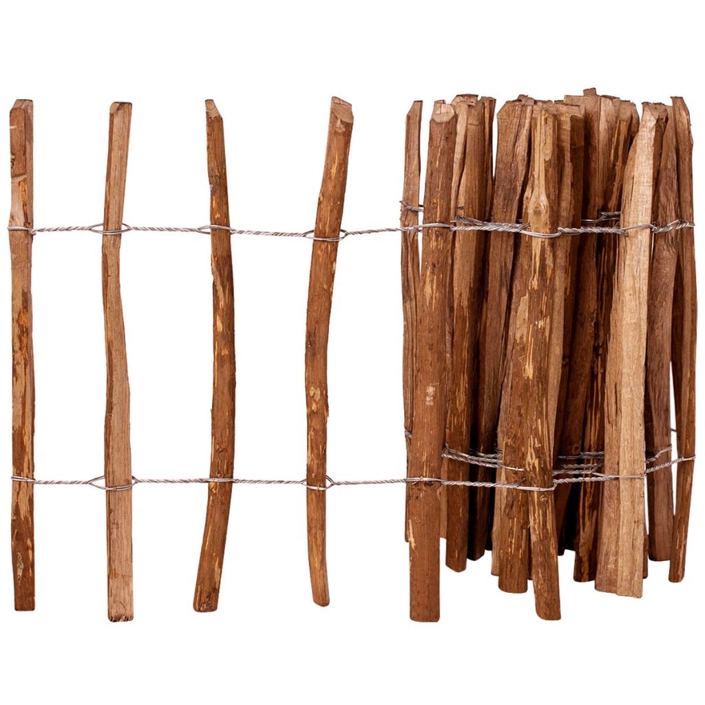 Picket Fence Hazel Wood 60x500 cm- Fence Panels - HomeShopIreland - Home Shop Ireland - Fence Panels - Picket Fence Hazel Wood 60x500 cm