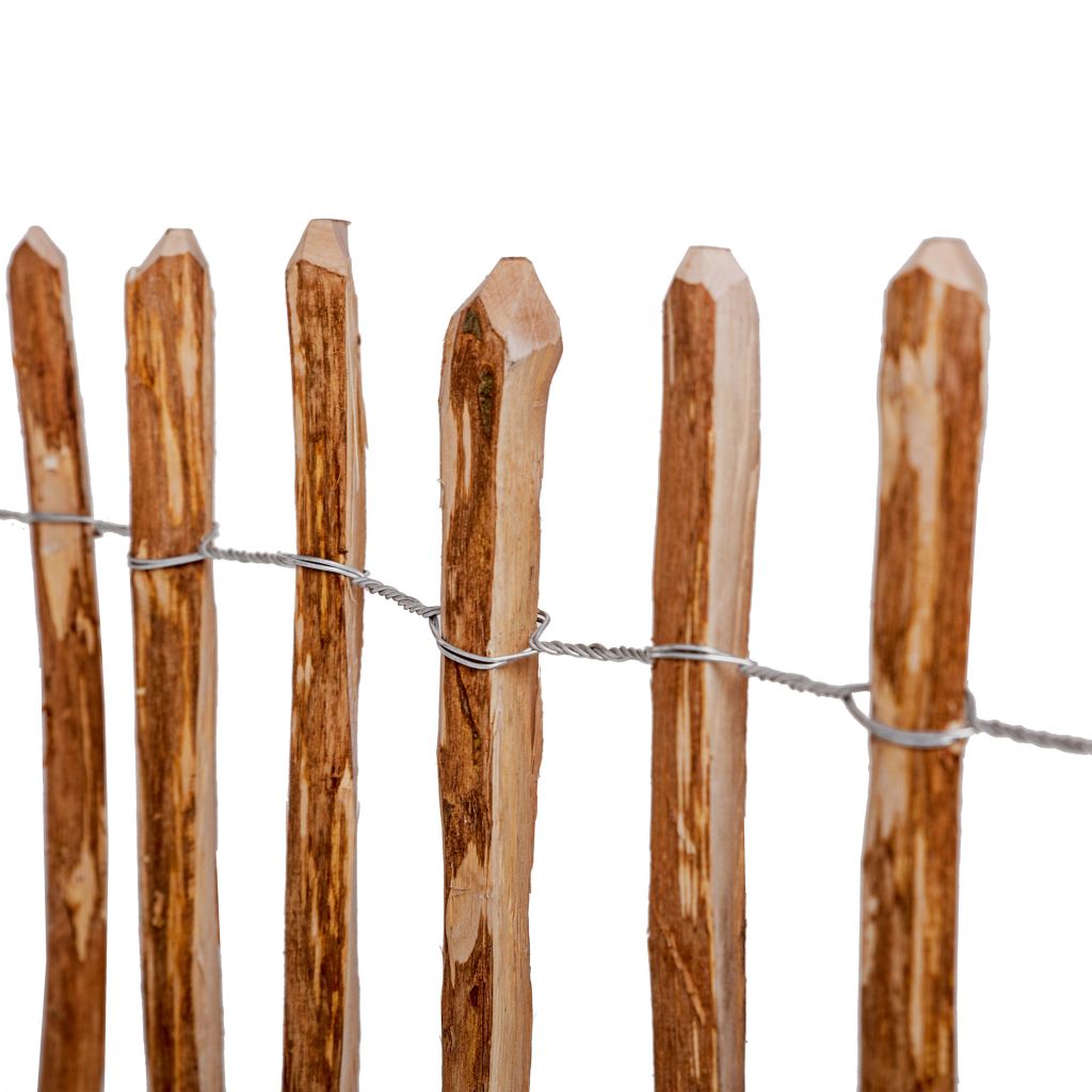 Picket Fence Hazel Wood 60x500 cm- Fence Panels - HomeShopIreland - Home Shop Ireland - Fence Panels - Picket Fence Hazel Wood 60x500 cm