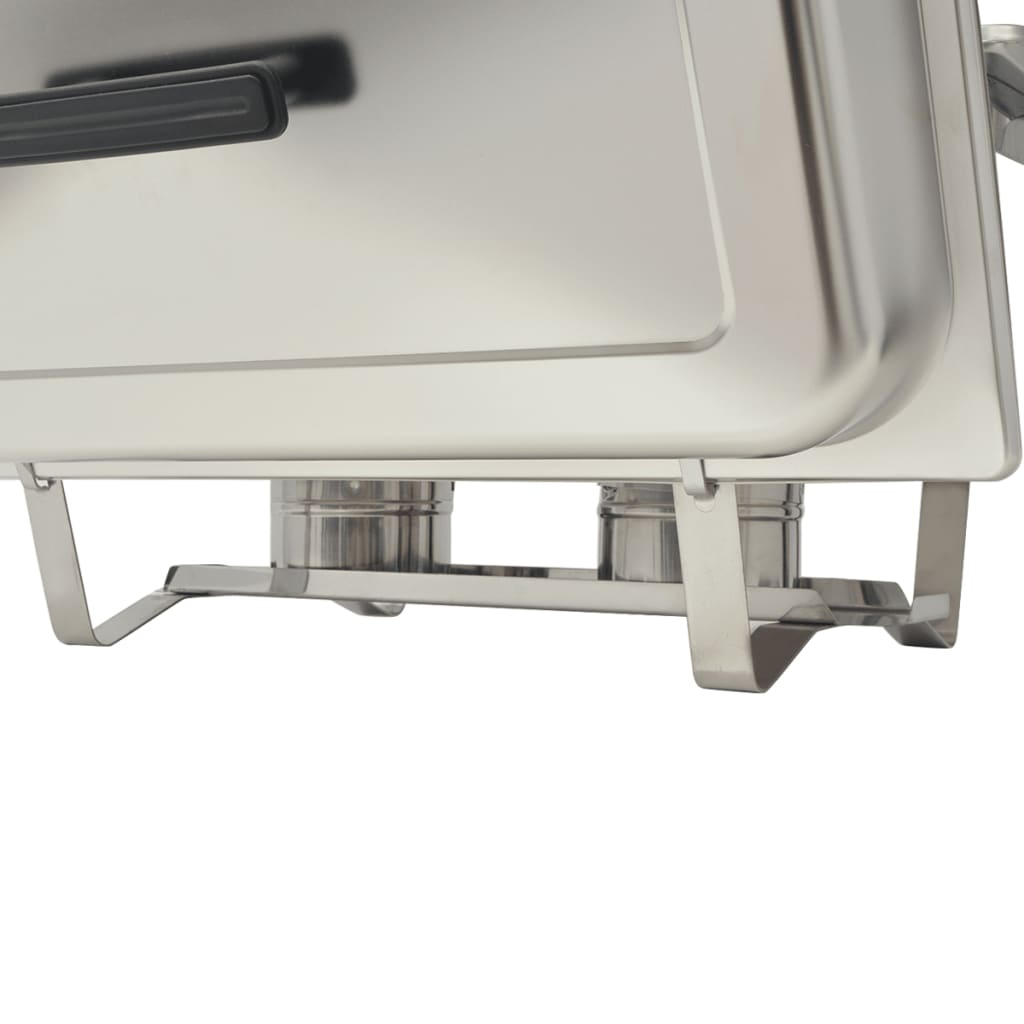 2 Piece Chafing Dish Set Stainless Steel- Chafing Dishes - HomeShopIreland - Home Shop Ireland - Chafing Dishes - 2 Piece Chafing Dish Set Stainless Steel