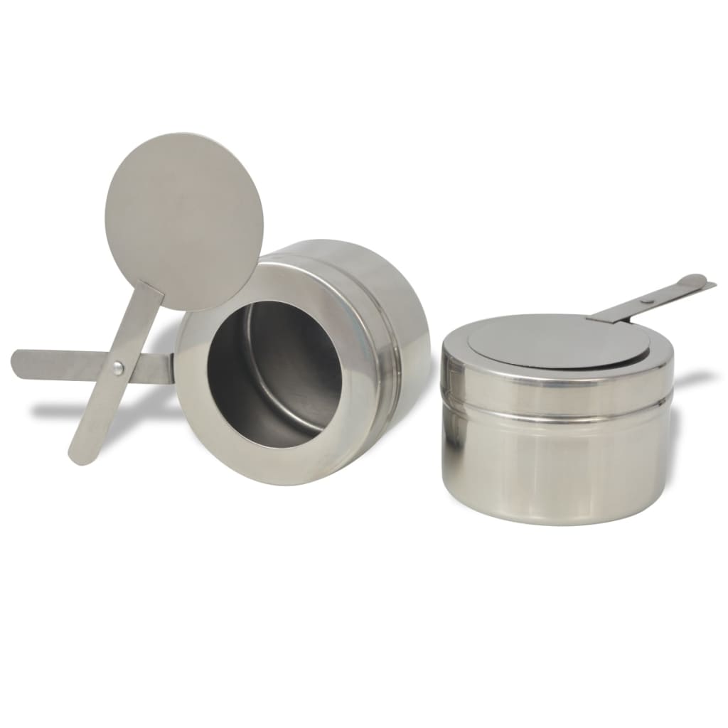 2 Piece Chafing Dish Set Stainless Steel- Chafing Dishes - HomeShopIreland - Home Shop Ireland - Chafing Dishes - 2 Piece Chafing Dish Set Stainless Steel