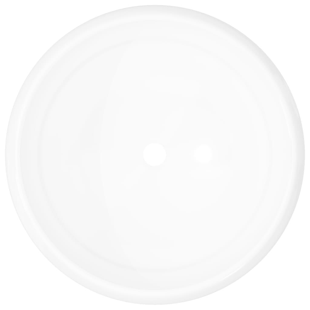 Basin Round Ceramic White 40x15 cm- Bathroom Basins - HomeShopIreland - Home Shop Ireland - Bathroom Basins - Basin Round Ceramic White 40x15 cm