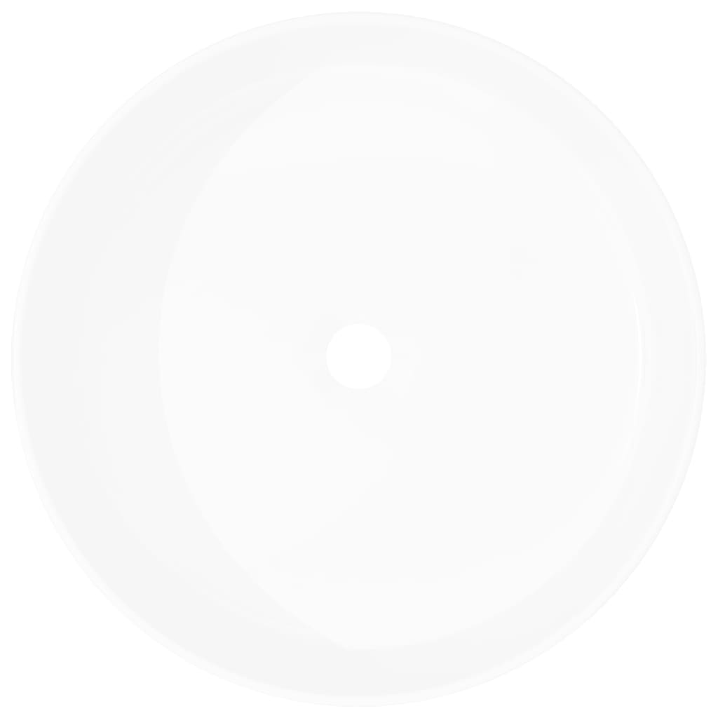 Basin Round Ceramic White 40x15 cm- Bathroom Basins - HomeShopIreland - Home Shop Ireland - Bathroom Basins - Basin Round Ceramic White 40x15 cm