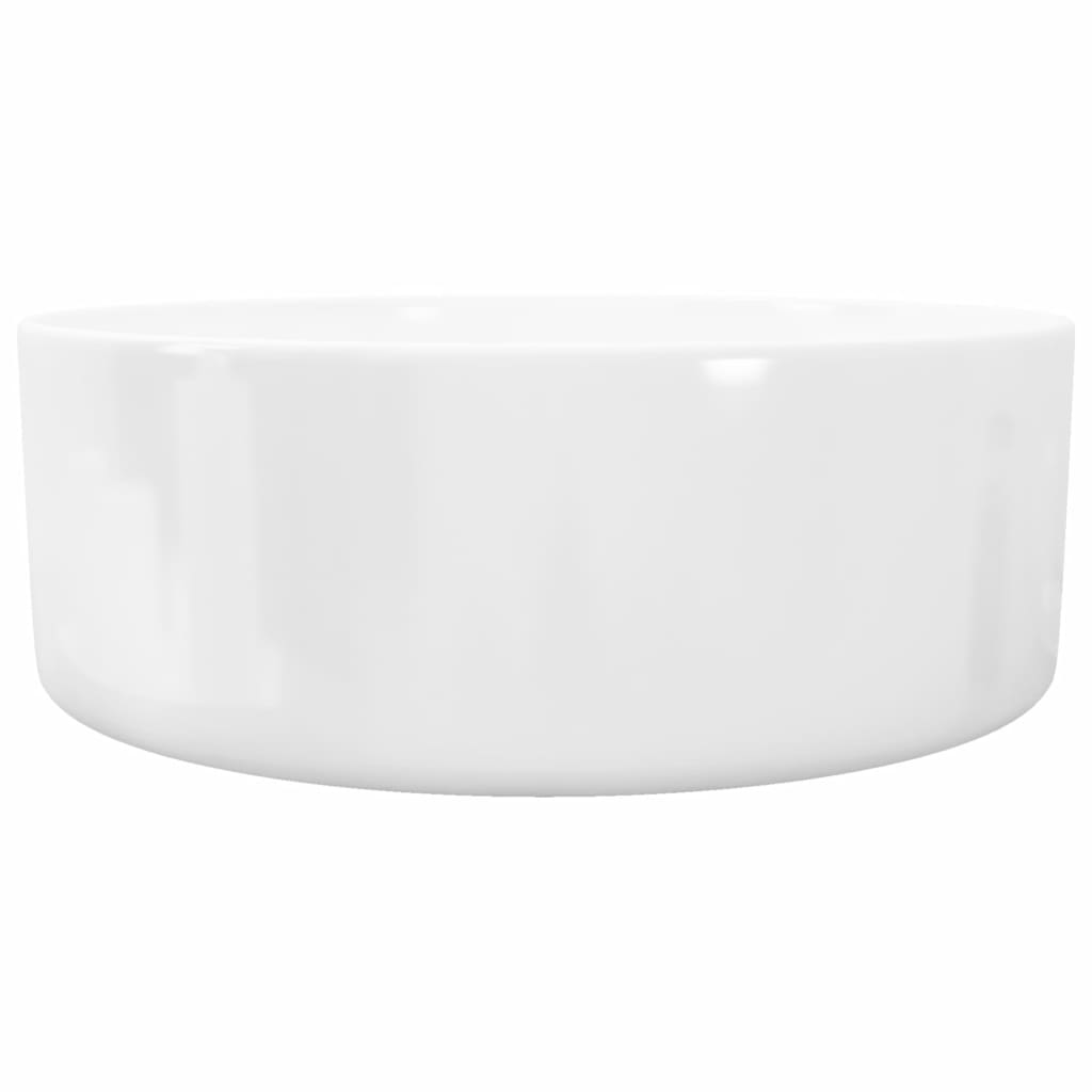 Basin Round Ceramic White 40x15 cm- Bathroom Basins - HomeShopIreland - Home Shop Ireland - Bathroom Basins - Basin Round Ceramic White 40x15 cm