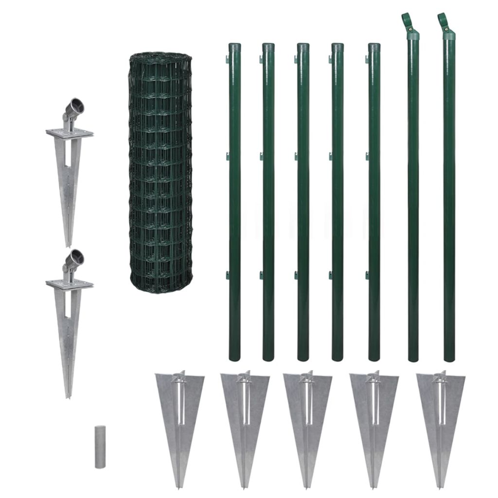 Euro Fence Steel 10x1 m Green- Fence Panels - HomeShopIreland - Home Shop Ireland - Fence Panels - Euro Fence Steel 10x1 m Green