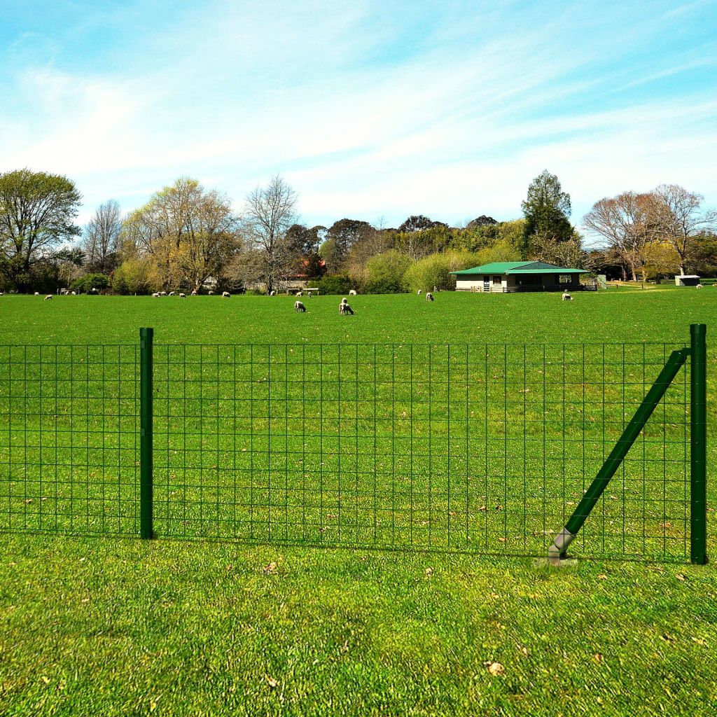 Euro Fence Steel 10x1 m Green- Fence Panels - HomeShopIreland - Home Shop Ireland - Fence Panels - Euro Fence Steel 10x1 m Green