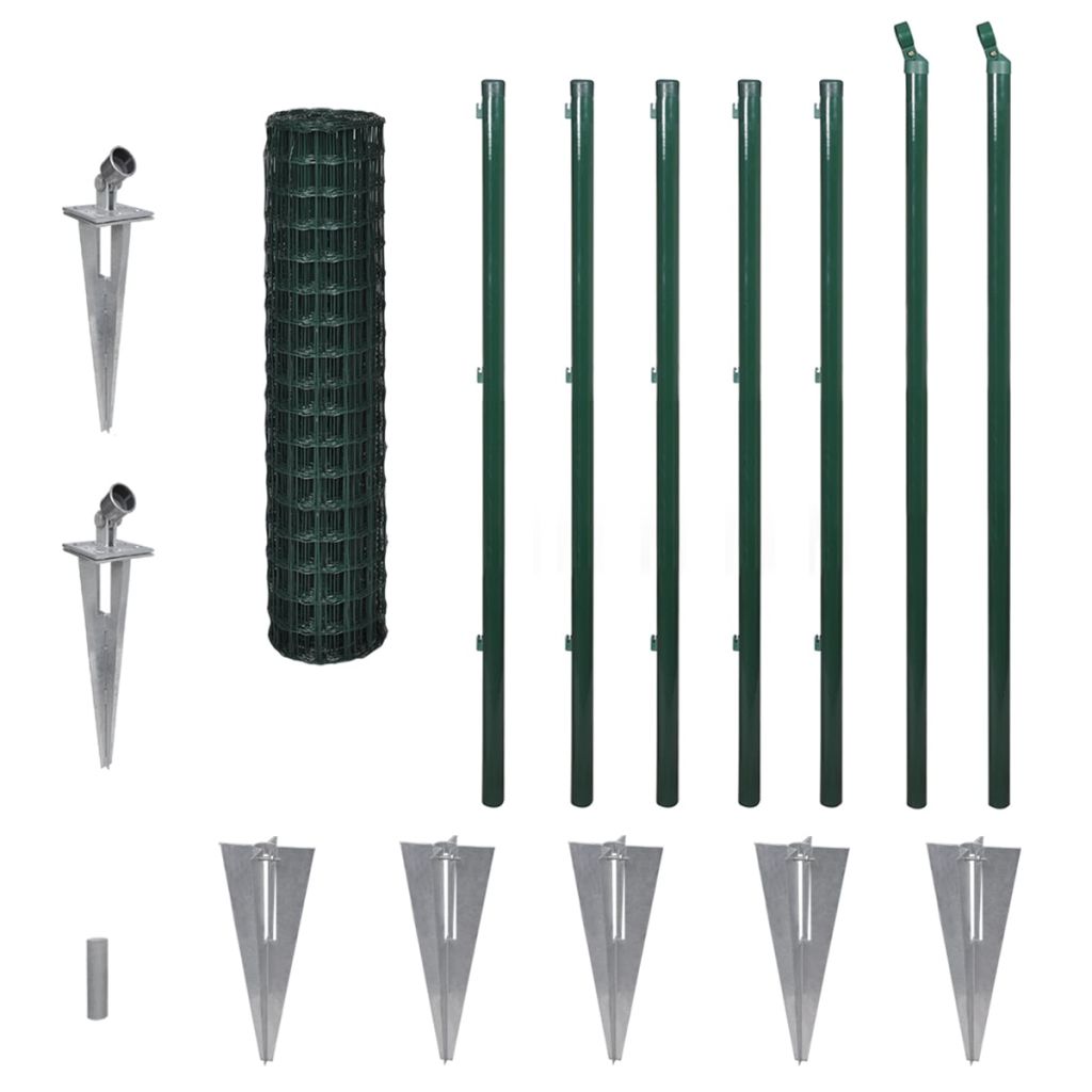 Euro Fence Steel 10x1.2 m Green- Fence Panels - HomeShopIreland - Home Shop Ireland - Fence Panels - Euro Fence Steel 10x1.2 m Green