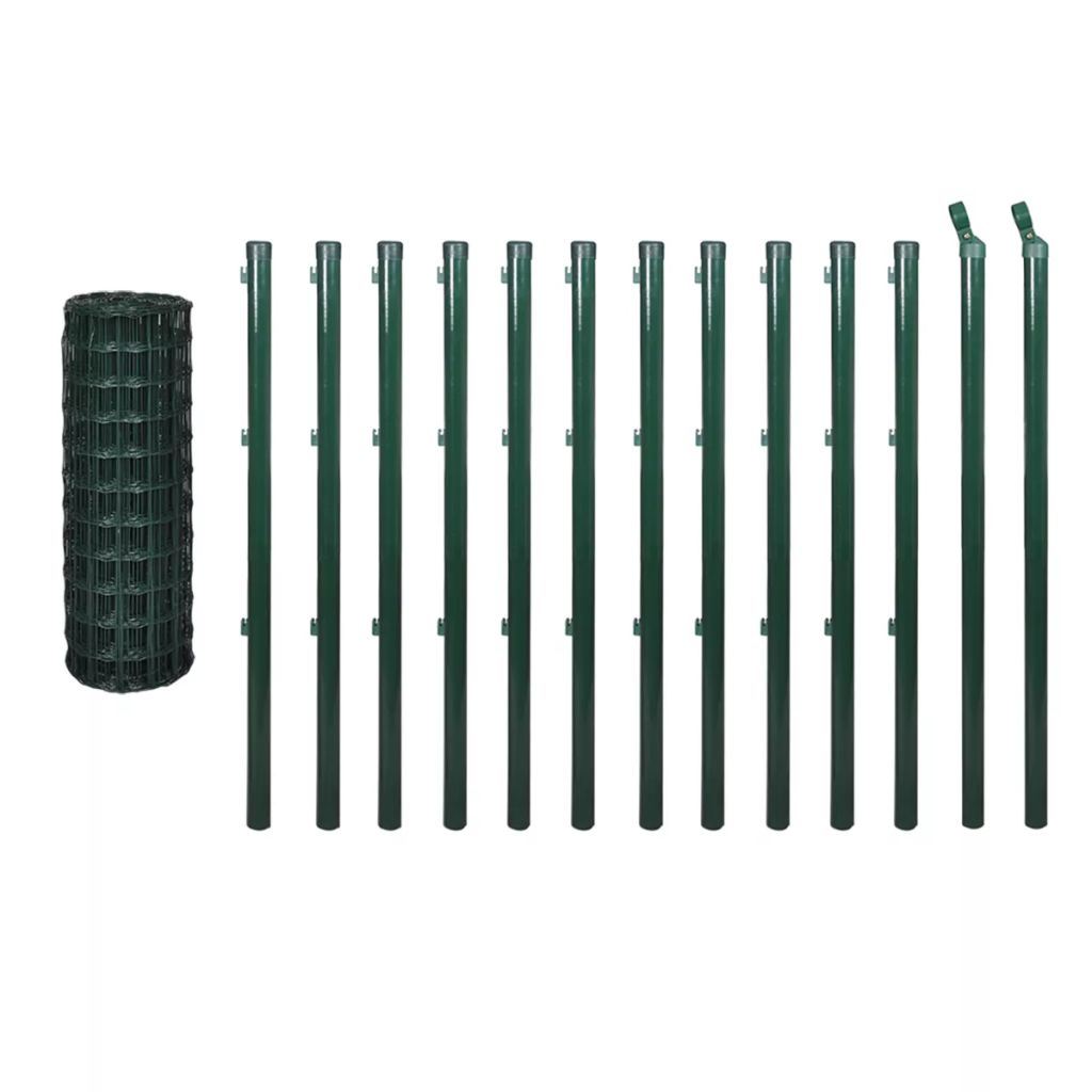 Euro Fence Steel 25x1 m Green- Fence Panels - HomeShopIreland - Home Shop Ireland - Fence Panels - Euro Fence Steel 25x1 m Green