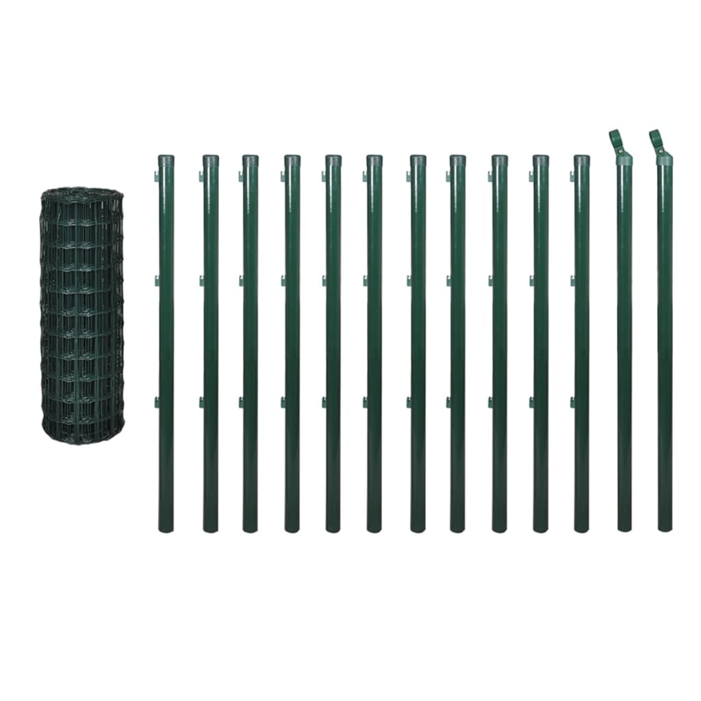 Euro Fence Steel 25x1.5 m Green- Fence Panels - HomeShopIreland - Home Shop Ireland - Fence Panels - Euro Fence Steel 25x1.5 m Green