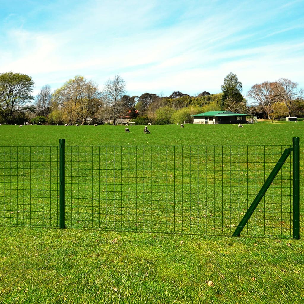 Euro Fence Steel 25x1.5 m Green- Fence Panels - HomeShopIreland - Home Shop Ireland - Fence Panels - Euro Fence Steel 25x1.5 m Green