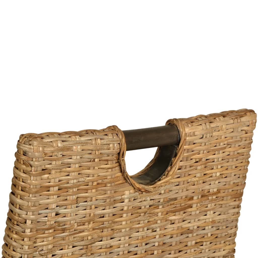 Dining Chair 2 pcs Kubu Rattan Mango Wood- Kitchen & Dining Room Chairs - HomeShopIreland - Home Shop Ireland - Kitchen & Dining Room Chairs - Dining Chair 2 pcs Kubu Rattan Mango Wood
