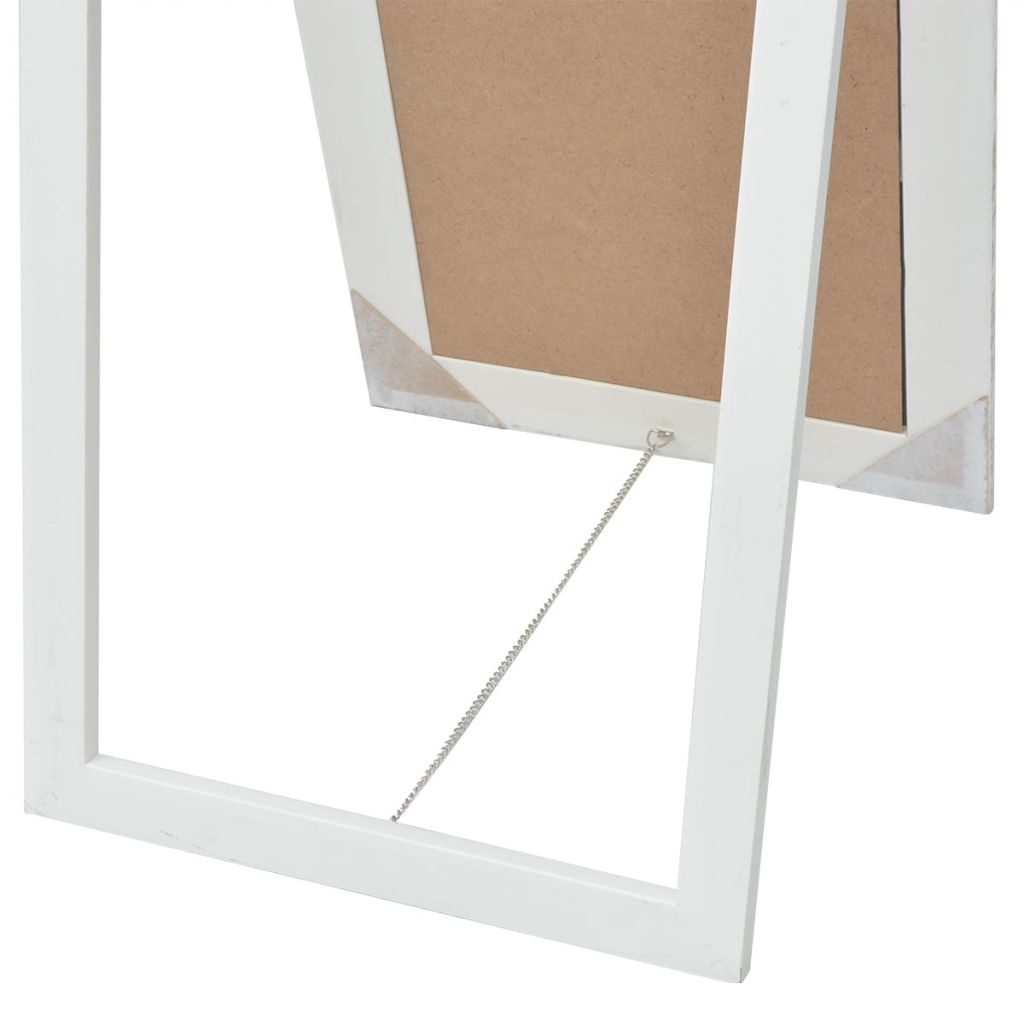 Free-Standing Mirror Baroque Style 160x40 cm White- Mirrors - HomeShopIreland - Home Shop Ireland - Mirrors - Free-Standing Mirror Baroque Style 160x40 cm White