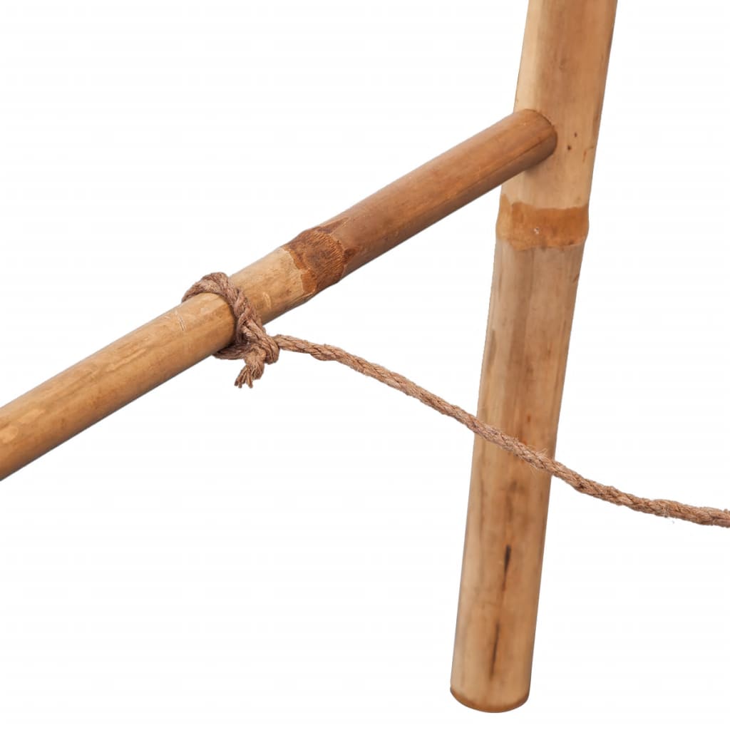 Double Towel Ladder with 5 Rungs Bamboo 50x160 cm- Towel Racks & Holders - HomeShopIreland - Home Shop Ireland - Towel Racks & Holders - Double Towel Ladder with 5 Rungs Bamboo 50x160 cm