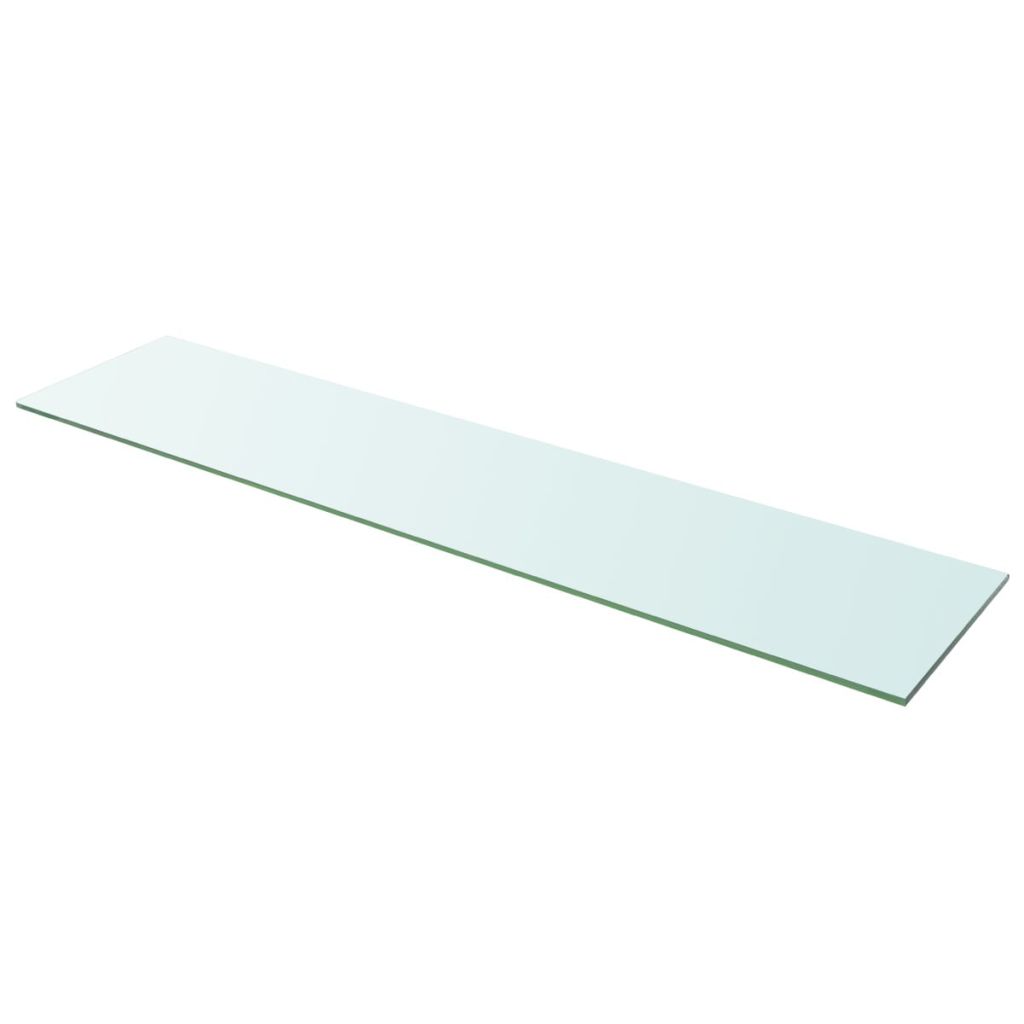Shelf Panel Glass Clear 110x25 cm- Wall Shelves & Ledges - HomeShopIreland - Home Shop Ireland - Wall Shelves & Ledges - Shelf Panel Glass Clear 110x25 cm