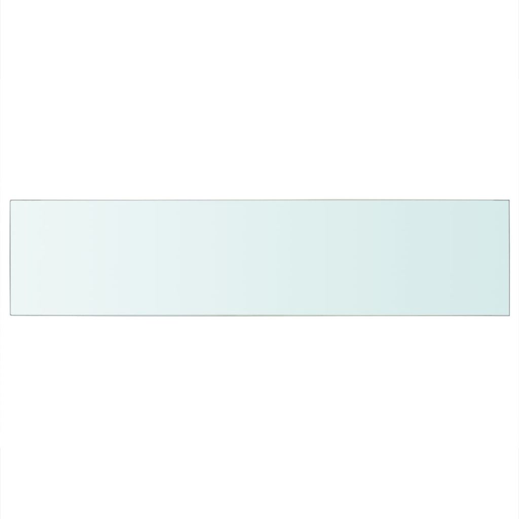 Shelf Panel Glass Clear 110x25 cm- Wall Shelves & Ledges - HomeShopIreland - Home Shop Ireland - Wall Shelves & Ledges - Shelf Panel Glass Clear 110x25 cm