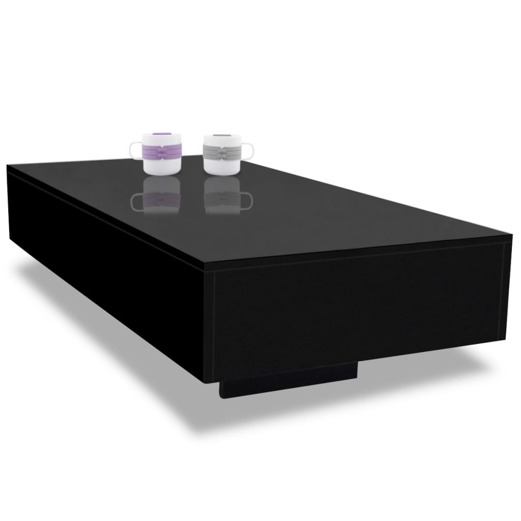 Coffee Table High Gloss Black- Coffee Tables - HomeShopIreland - Home Shop Ireland - Coffee Tables - Coffee Table High Gloss Black
