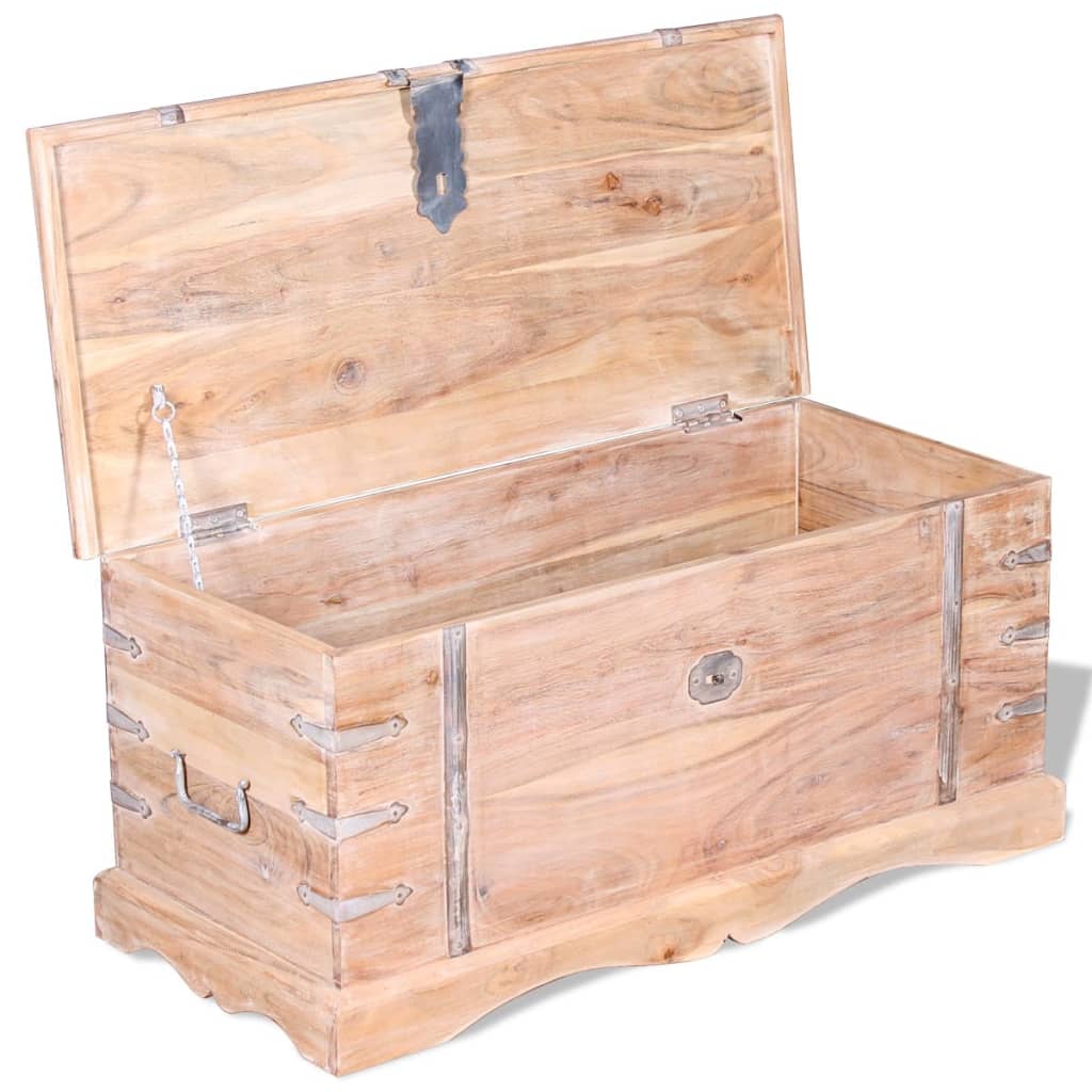 Storage Chest Acacia Wood- Storage Chests - HomeShopIreland - Home Shop Ireland - Storage Chests - Storage Chest Acacia Wood