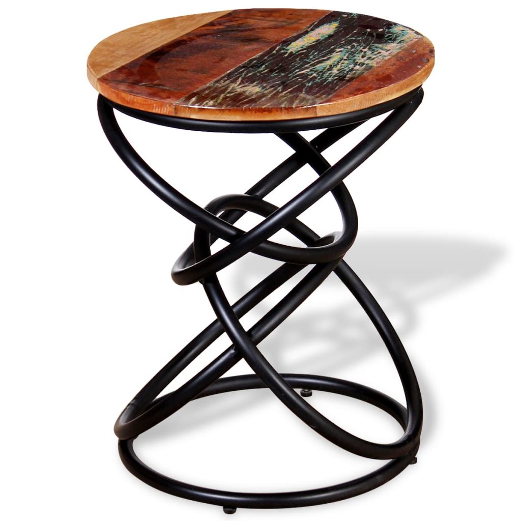 End Table Solid Reclaimed Wood- End Tables - HomeShopIreland - Home Shop Ireland - End Tables - End Table Solid Reclaimed Wood
