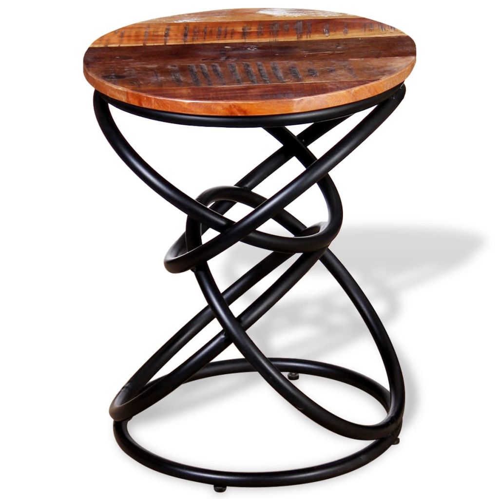 End Table Solid Reclaimed Wood- End Tables - HomeShopIreland - Home Shop Ireland - End Tables - End Table Solid Reclaimed Wood