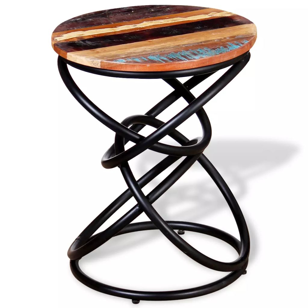 End Table Solid Reclaimed Wood- End Tables - HomeShopIreland - Home Shop Ireland - End Tables - End Table Solid Reclaimed Wood