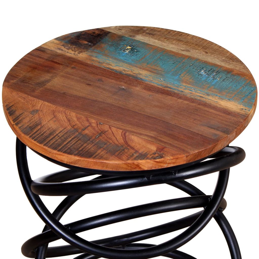 End Table Solid Reclaimed Wood- End Tables - HomeShopIreland - Home Shop Ireland - End Tables - End Table Solid Reclaimed Wood