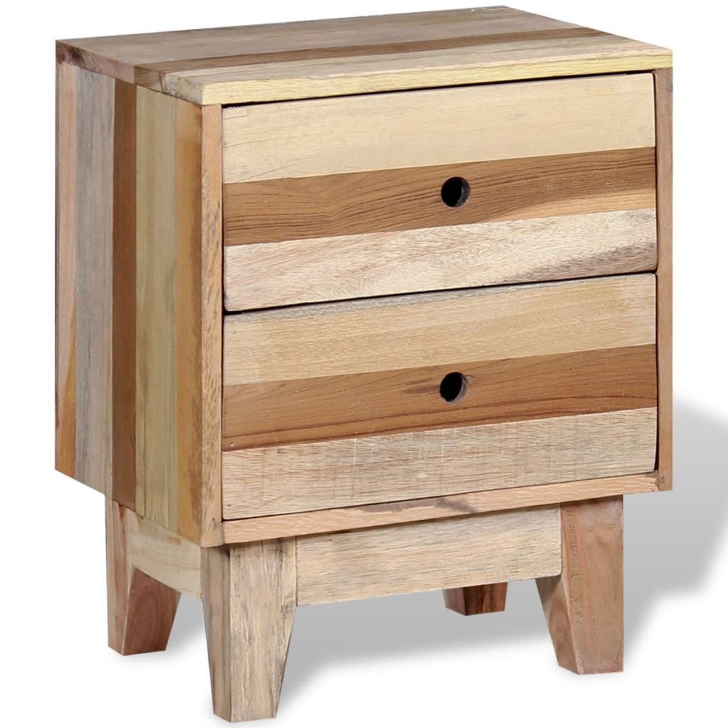 Bedside Cabinet Solid Reclaimed Wood- Bedside Tables - HomeShopIreland - Home Shop Ireland - Bedside Tables - Bedside Cabinet Solid Reclaimed Wood