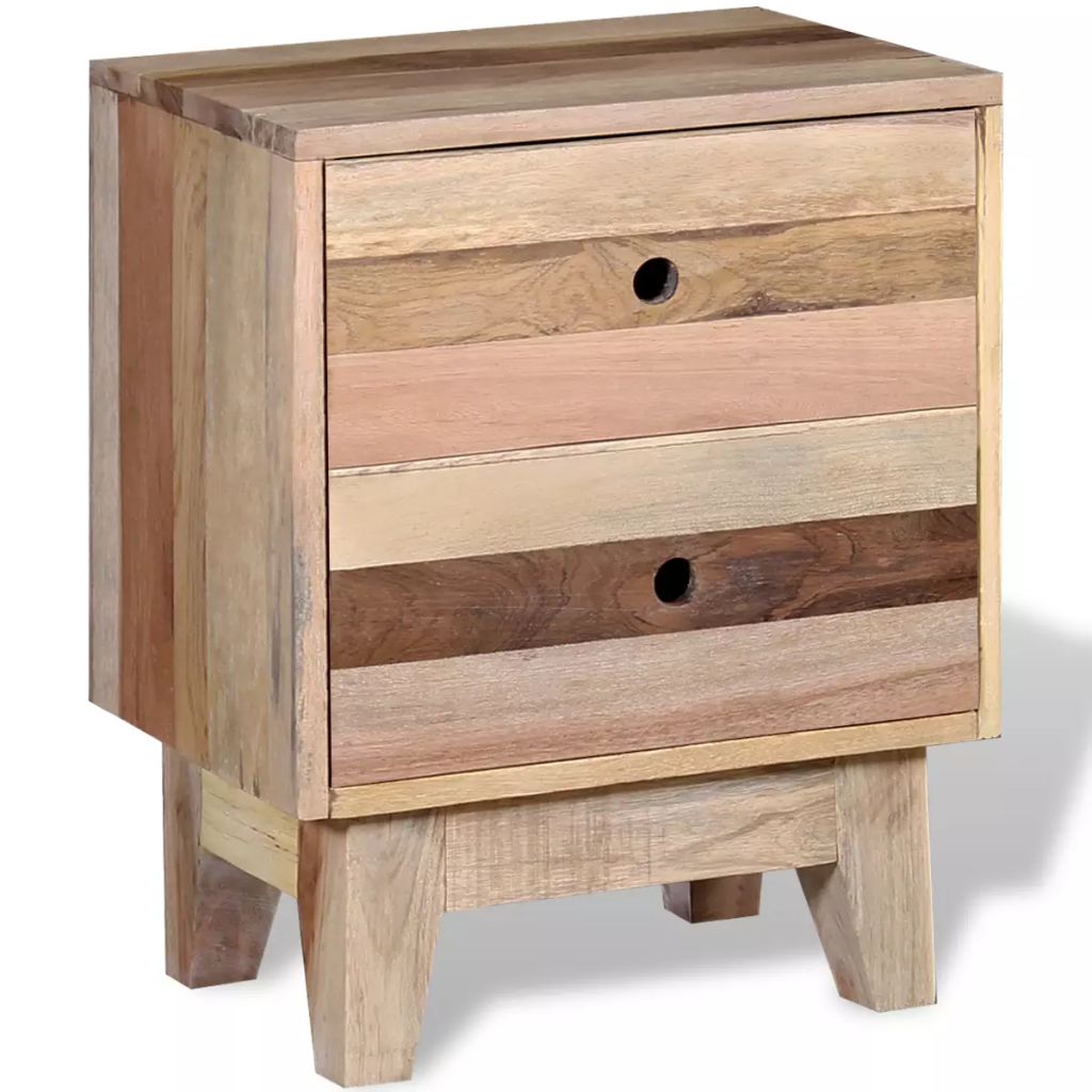 Bedside Cabinet Solid Reclaimed Wood- Bedside Tables - HomeShopIreland - Home Shop Ireland - Bedside Tables - Bedside Cabinet Solid Reclaimed Wood