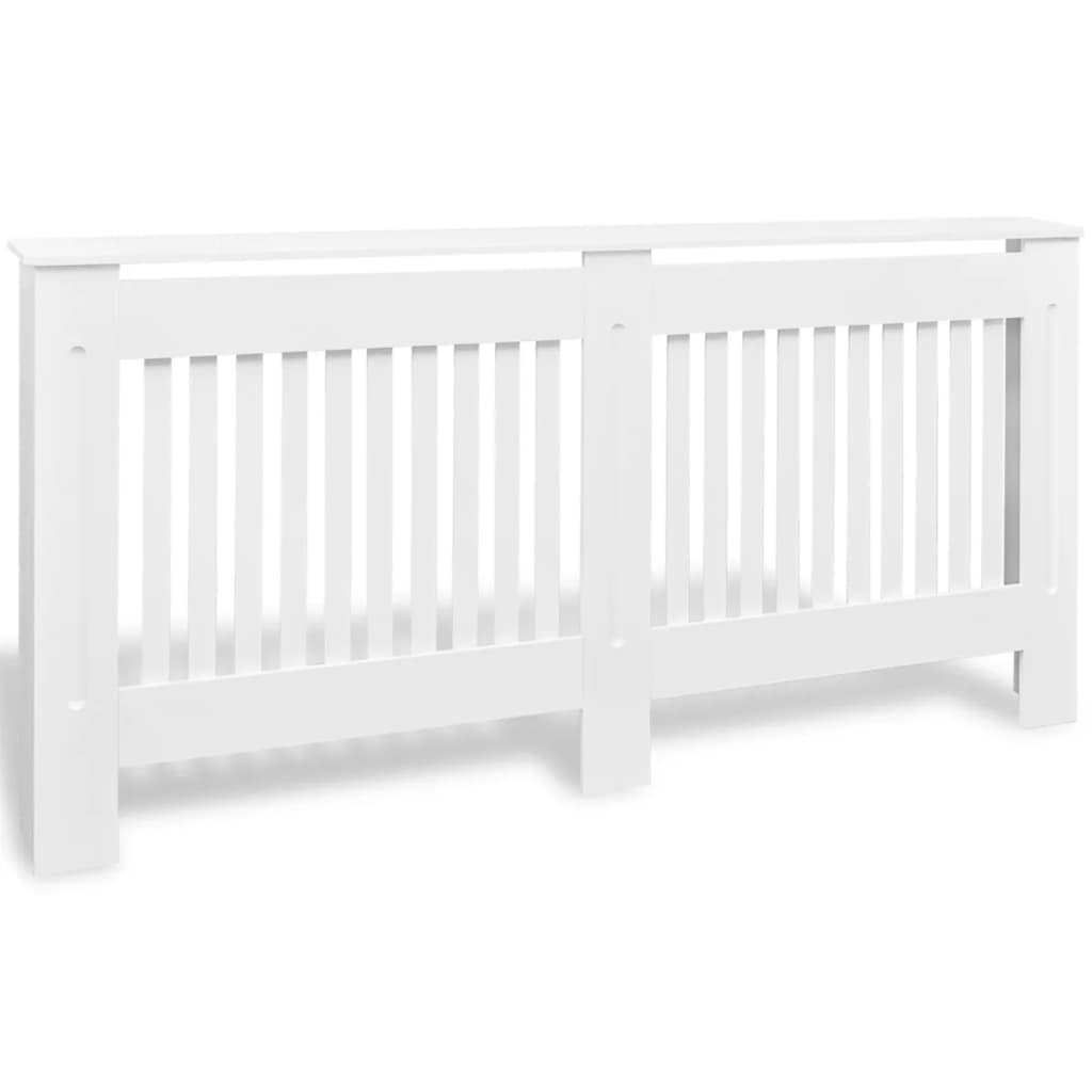 Radiator Cover White MDF 172 cm- Heating Radiator Accessories - HomeShopIreland - Home Shop Ireland - Heating Radiator Accessories - Radiator Cover White MDF 172 cm