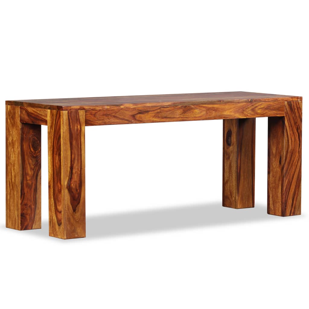 Bench Solid Sheesham Wood 110x35x45 cm- Storage & Entryway Benches - HomeShopIreland - Home Shop Ireland - Storage & Entryway Benches - Bench Solid Sheesham Wood 110x35x45 cm