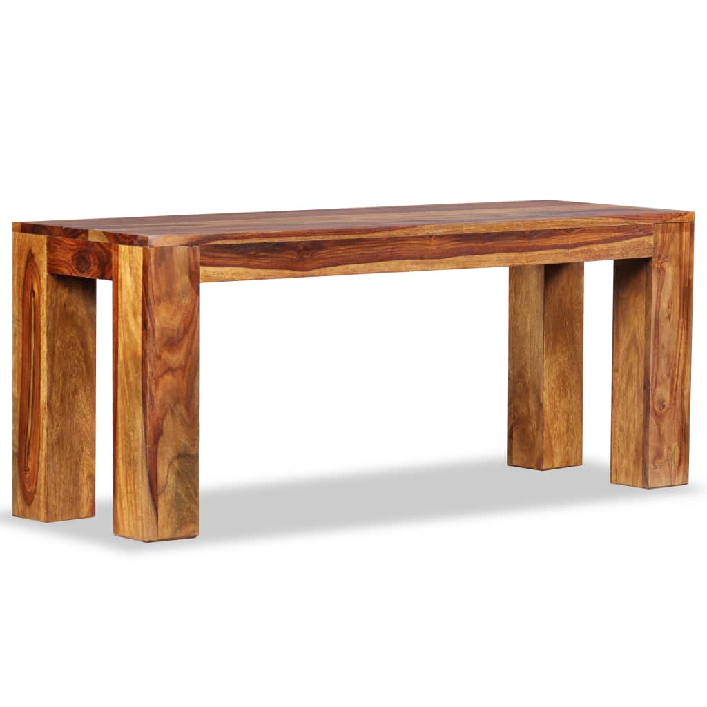 Bench Solid Sheesham Wood 110x35x45 cm- Storage & Entryway Benches - HomeShopIreland - Home Shop Ireland - Storage & Entryway Benches - Bench Solid Sheesham Wood 110x35x45 cm