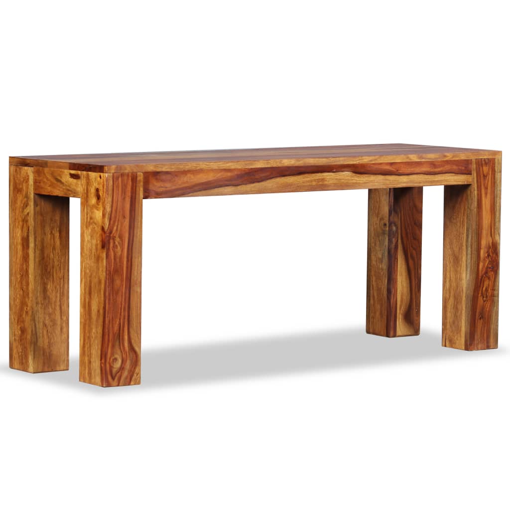 Bench Solid Sheesham Wood 110x35x45 cm- Storage & Entryway Benches - HomeShopIreland - Home Shop Ireland - Storage & Entryway Benches - Bench Solid Sheesham Wood 110x35x45 cm