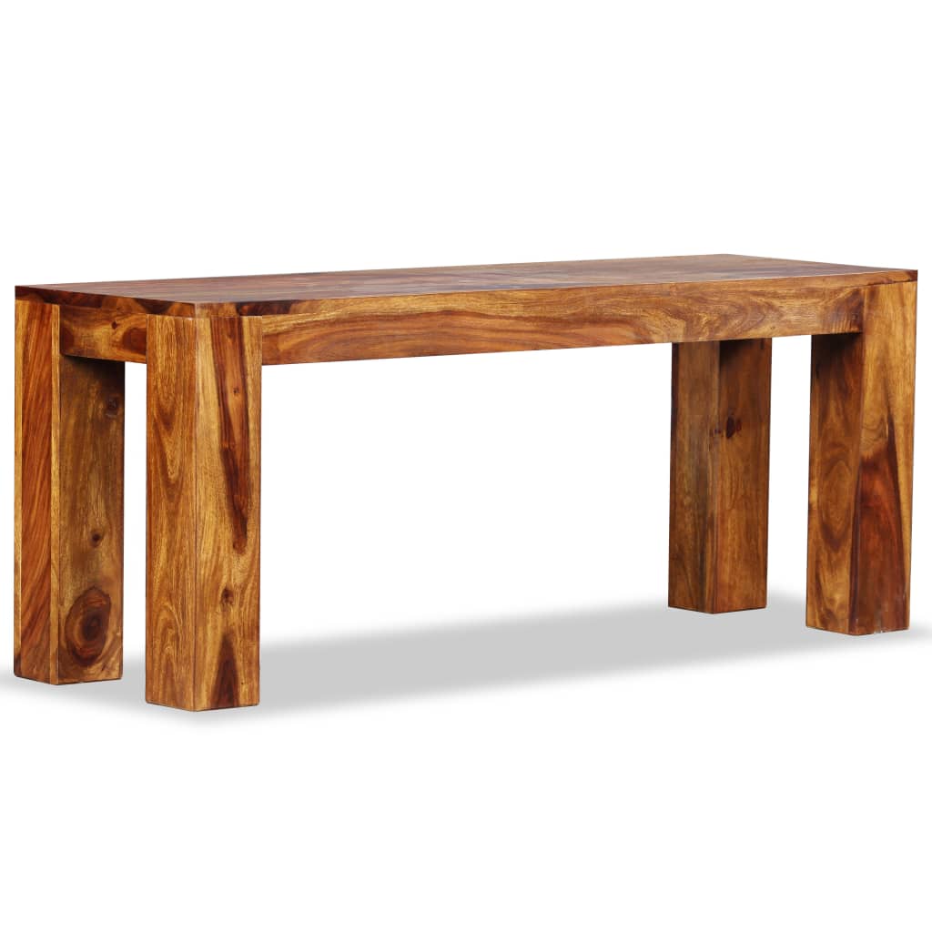 Bench Solid Sheesham Wood 110x35x45 cm- Storage & Entryway Benches - HomeShopIreland - Home Shop Ireland - Storage & Entryway Benches - Bench Solid Sheesham Wood 110x35x45 cm